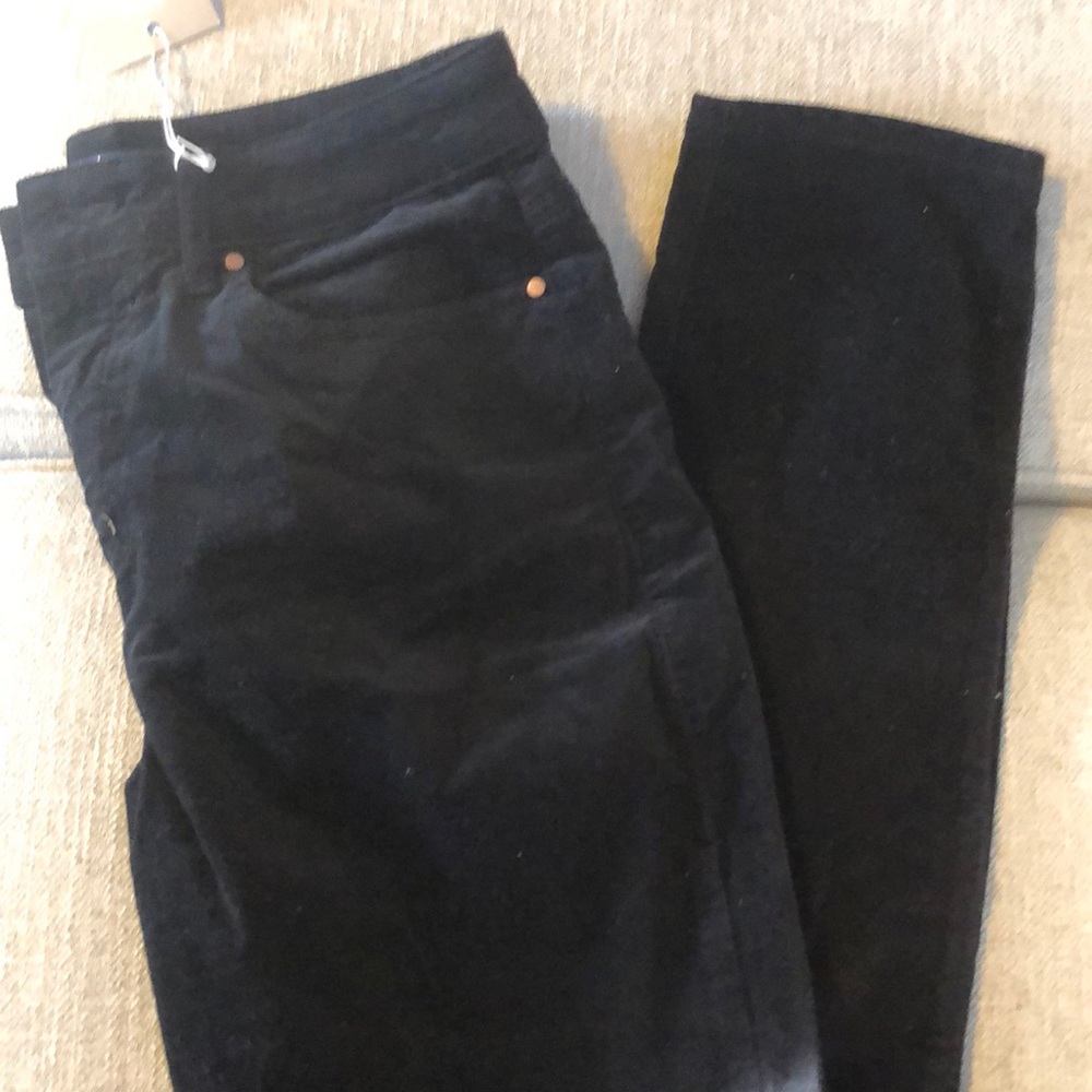 NWT 6regular Boden velvet pants black